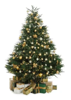 6 Foot Pre Lit Christmas Trees<Christmas Tree World The 6Ft Pre-Lit Majestic Dew Pine Tree
