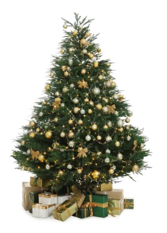 9 Foot Pre Lit Christmas Trees<Christmas Tree World The 288Pc Red & Gold Full Heavy Coverage Bauble Set (9Ft Trees)